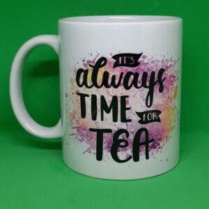 Theemok met tekst - It's always time for tea